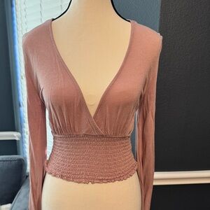 Urban Outfitters Mauve Crop Top